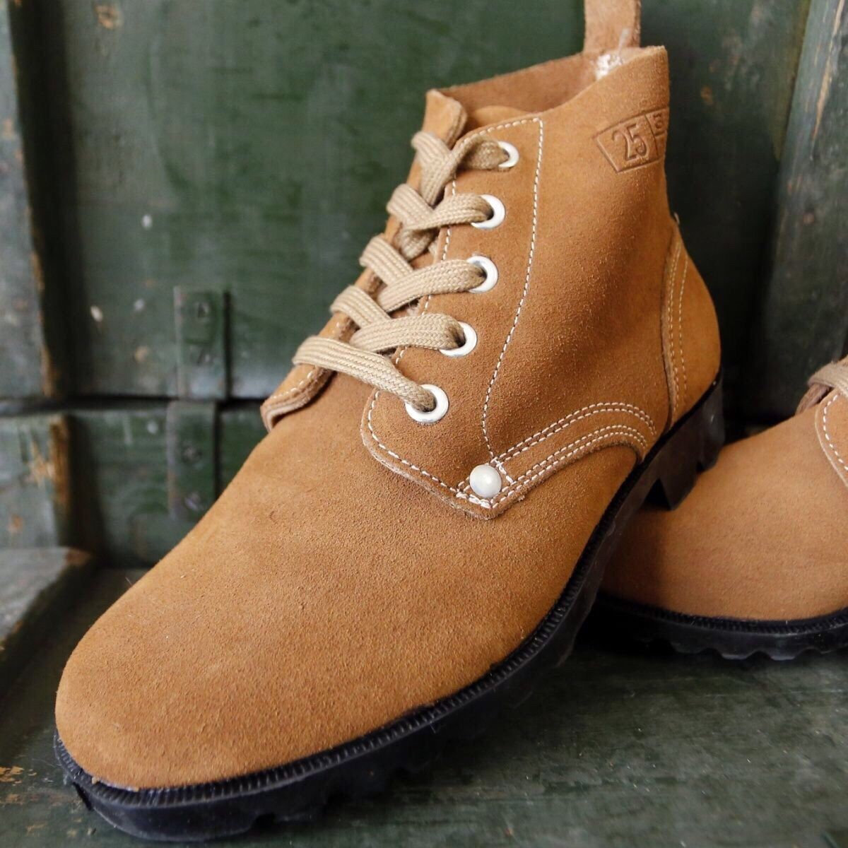 3416翻毛皮鞋男靴工作鞋单反绒皮防滑户外耐磨大头鞋经典复古正品