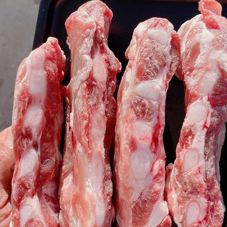 排骨边~东北当地纯粮笨猪排骨边新鲜冷冻包邮