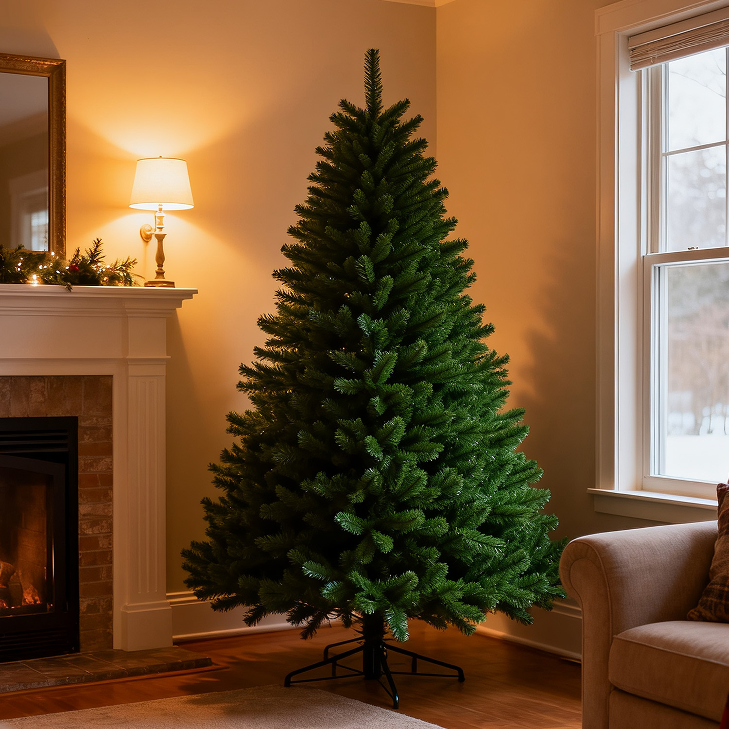 【小ki专属】2025新款仿真圣诞树大型装饰品摆件裸树客厅节日氛围