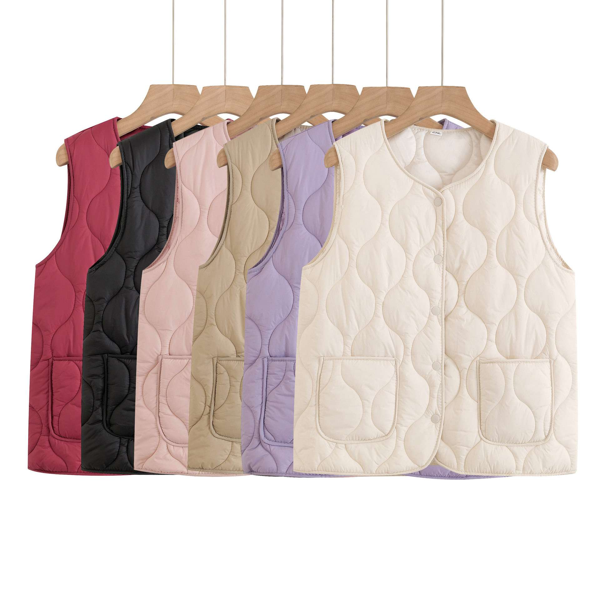 妈妈新款秋冬季秋冬轻薄坎肩加厚保暖大码马甲中老年外穿背心宽