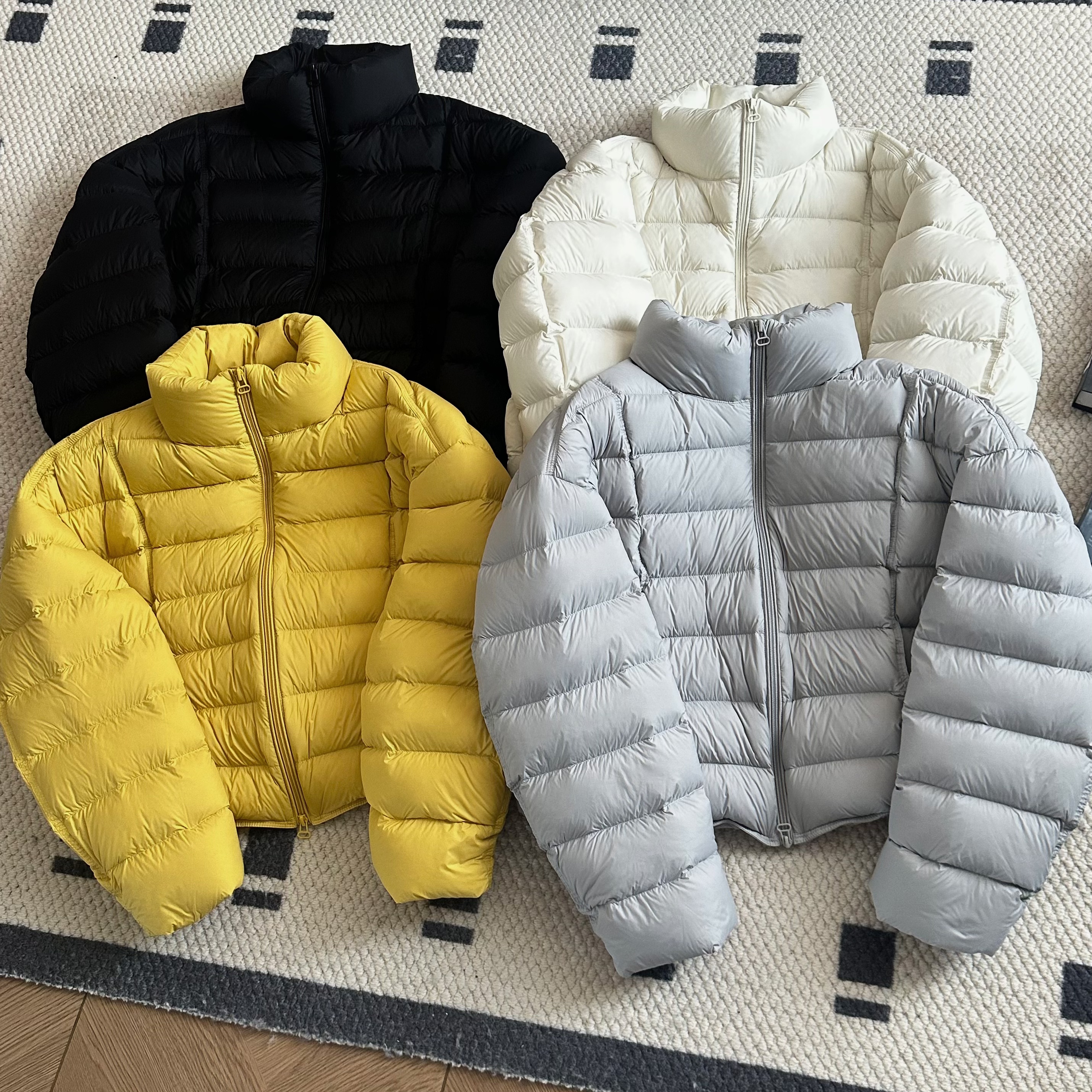 【米可家】【重磅自留】高货新国标90白鸭绒安心绒立领排骨羽绒服8803