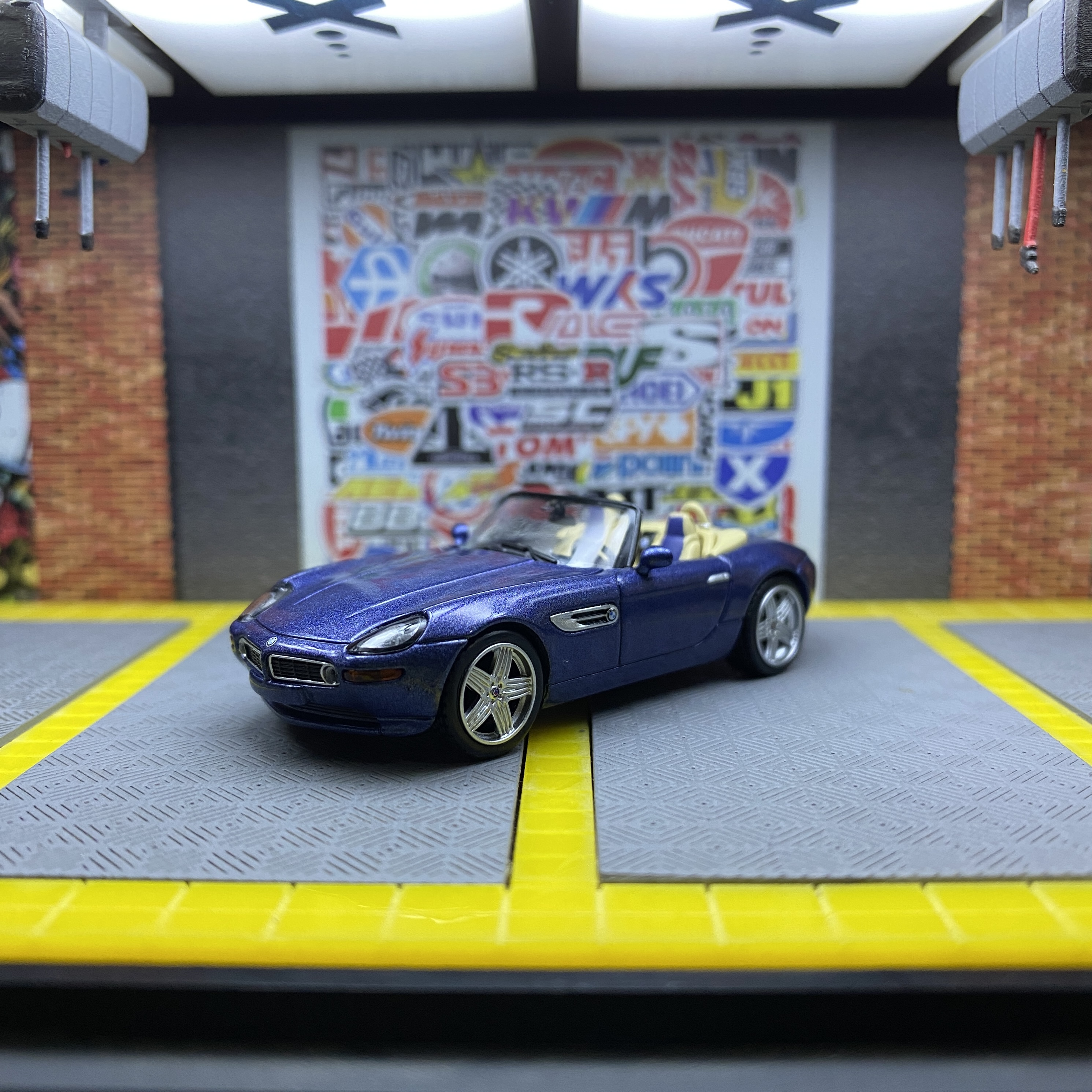 MINIGT 1:64 #1082 宝马 BMW Z8 蓝色 仿真合金汽车模型收藏摆件