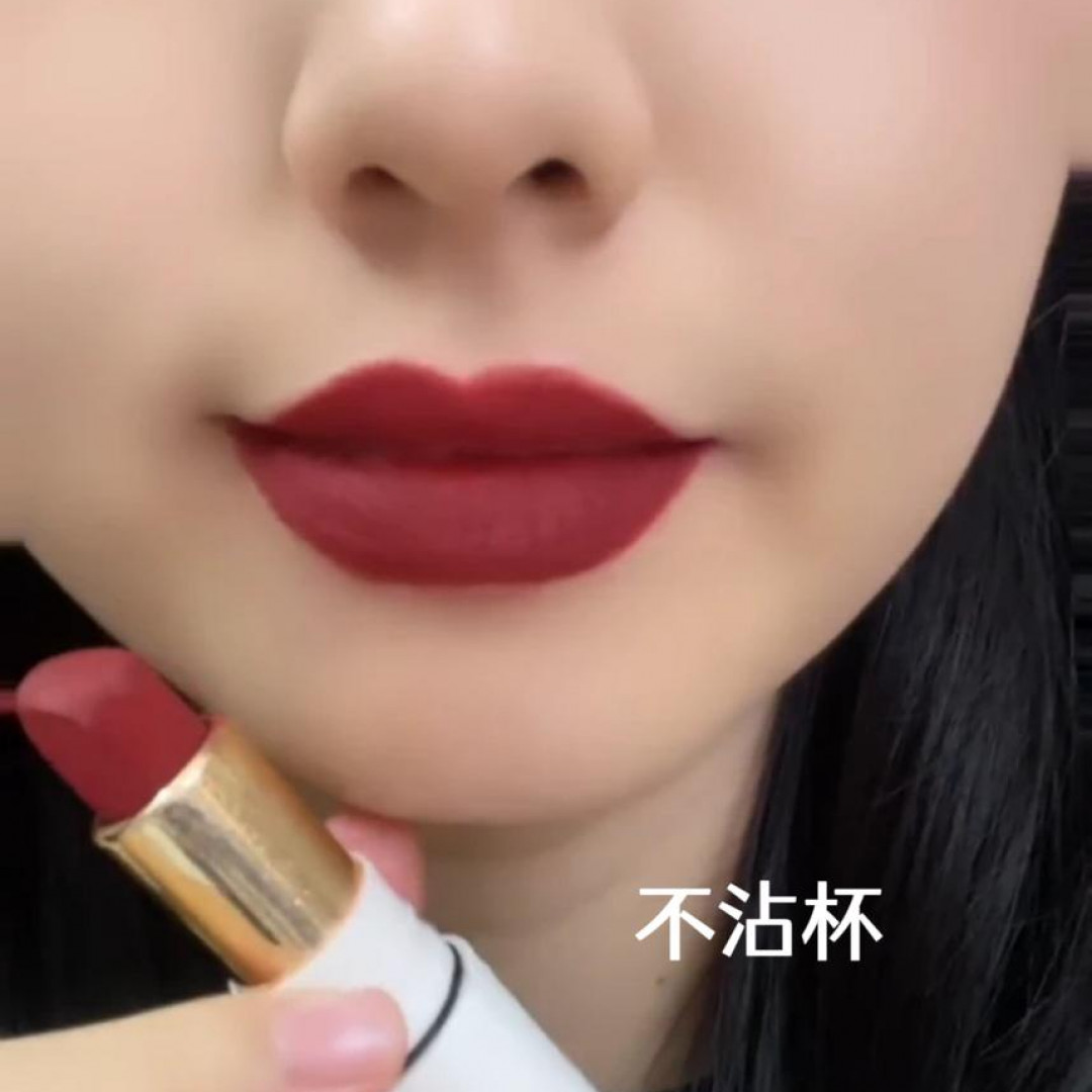 丝雾柔滑不沾杯口红哑光雾面持久保湿持妆柔雾丝滑显色显白防水G