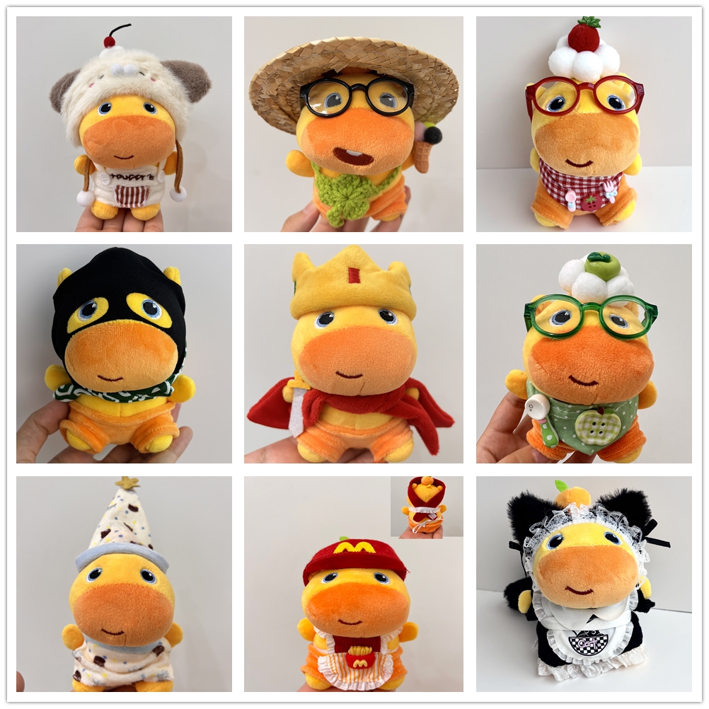 【仅娃衣不含娃】可爱噜噜棉花娃娃水豚娃衣10cm通穿玩偶替换变装服