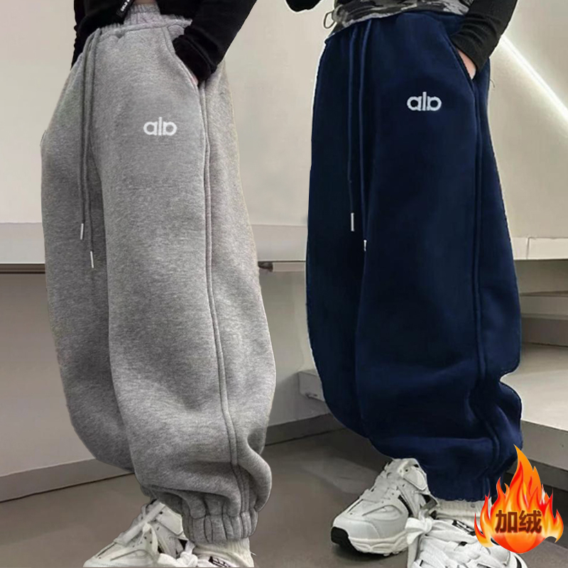 【加绒/不加绒】男女童裤新款儿童卫裤休闲中大童运动裤童装潮童