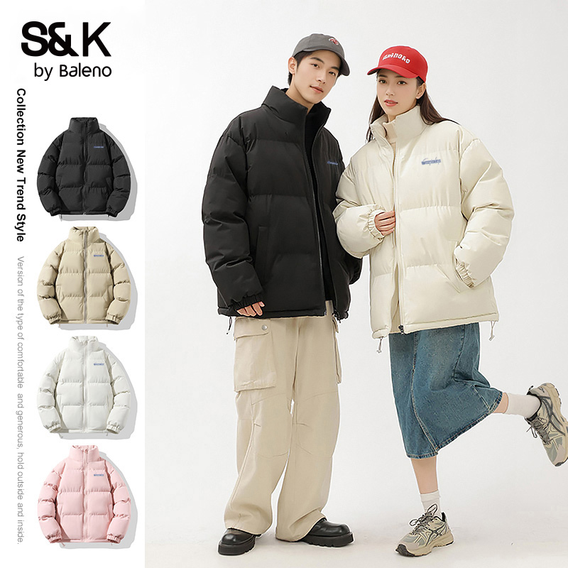 班尼路男秋冬外套立领棉服冬季男士保暖抗寒防泼水休闲百搭面包服