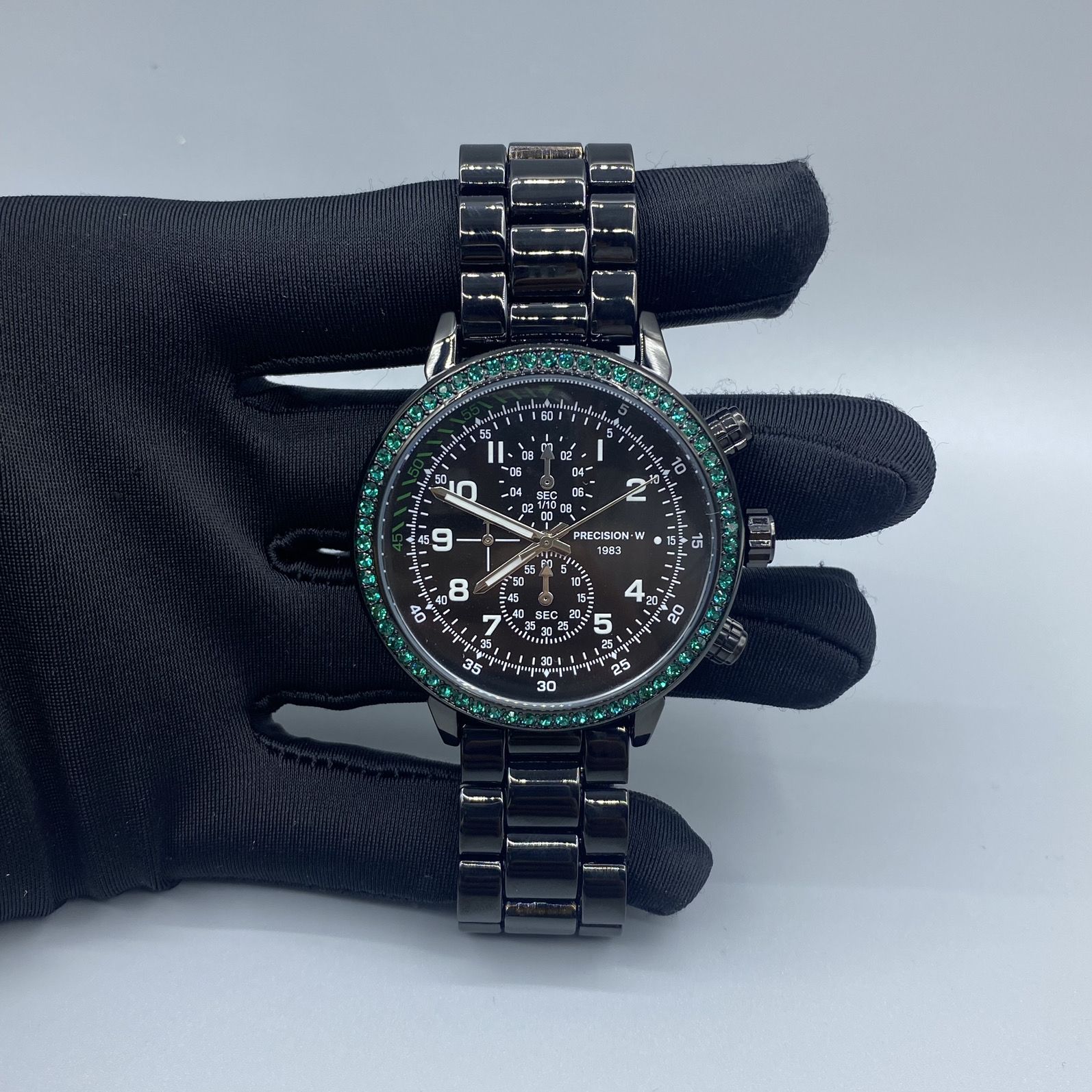 【欧洲潮牌】Precision.w高端男表,实钢表带,进口机芯,非常有份量