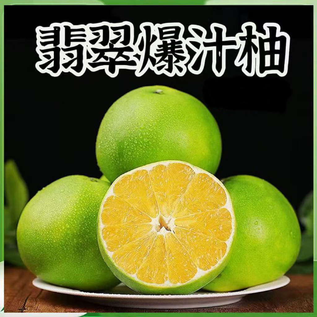 福建翡翠爆汁柚新鲜水果青柚当季现摘多汁清甜脆嫩爽口葡萄柚