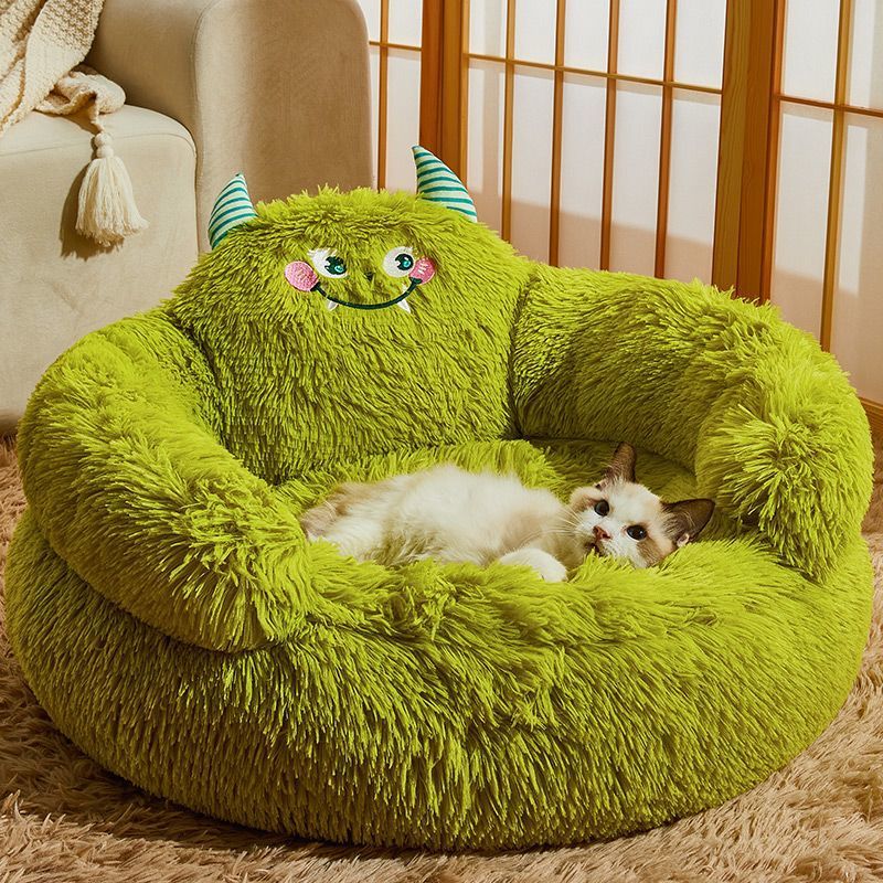 狗窝冬季保暖狗床中小型犬泰迪窝冬款猫窝四季通用狗睡垫宠物用品