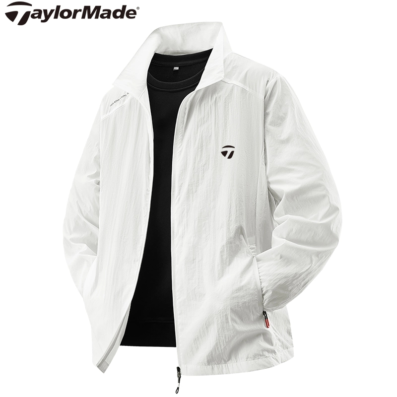 Taylormade泰勒梅男士高尔夫运动夏季防晒服透气休闲速干薄款外套
