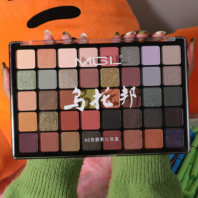 时光日记40色乌托邦眼影盘多色大地色大盘彩妆正品官方哑光中国风
