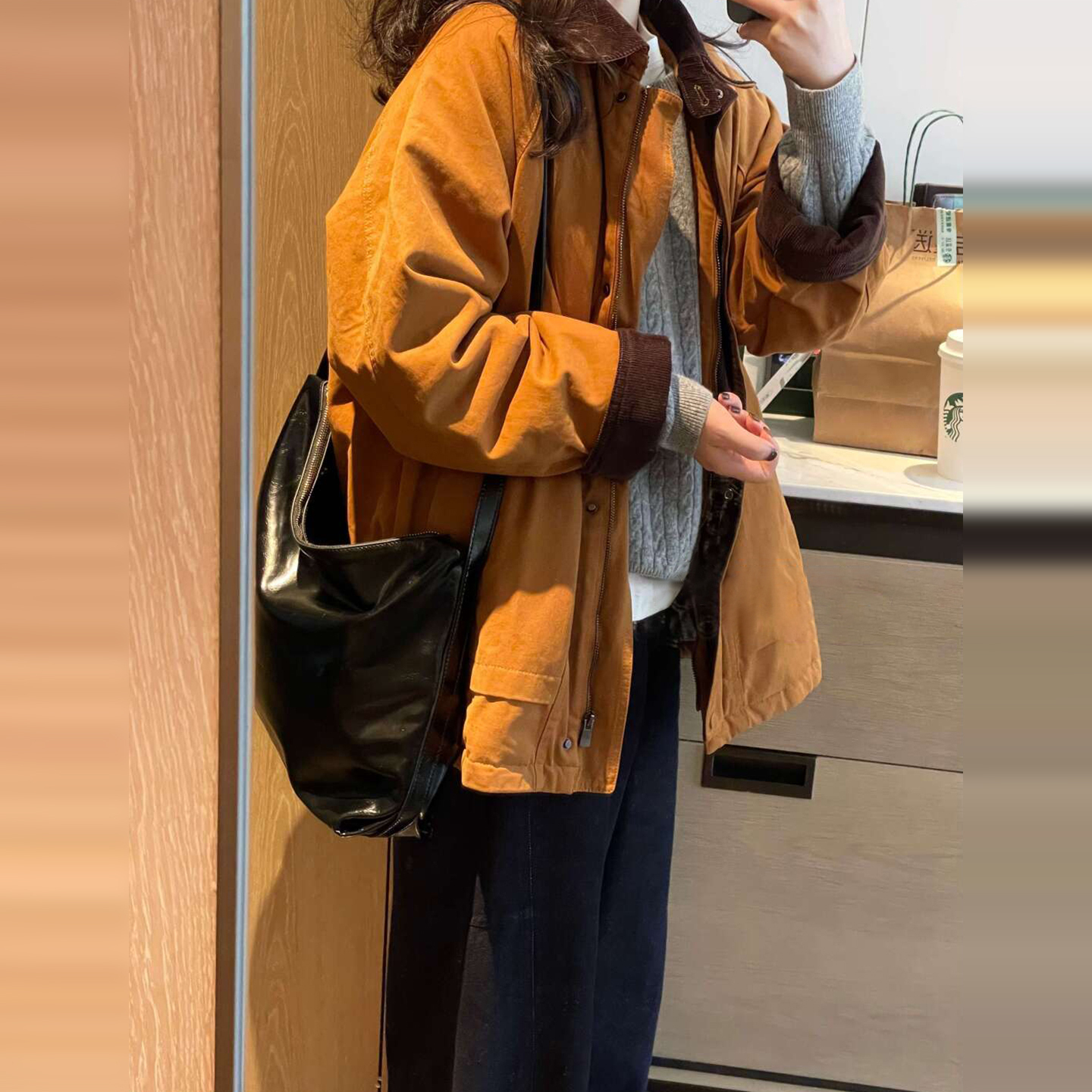 秋季2025新款女装棒球服短款上衣冬卫衣外套oversize美式复古爆款