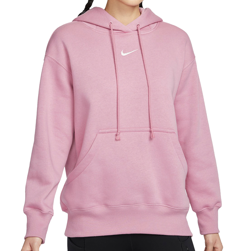 NIKE耐克女子 NSW PHNX FLC OS PO HOODIE针织连帽卫衣DQ5861-699