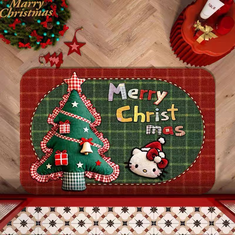 硅藻泥吸水地垫卧室阳台卫生间地垫防滑耐磨速干易打理客厅卡通