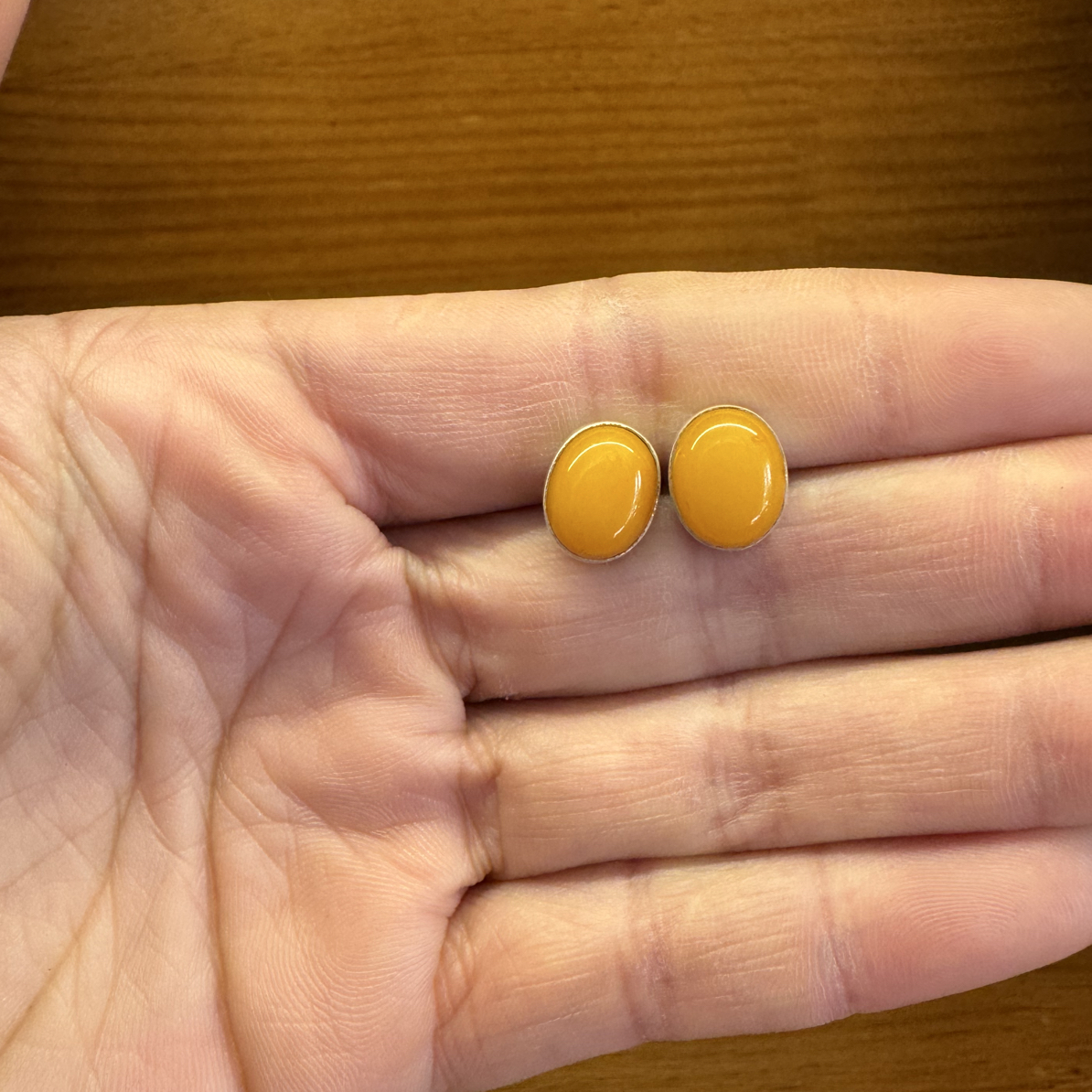 925银耳饰 印度拉达克进口S 925纯银小耳钉