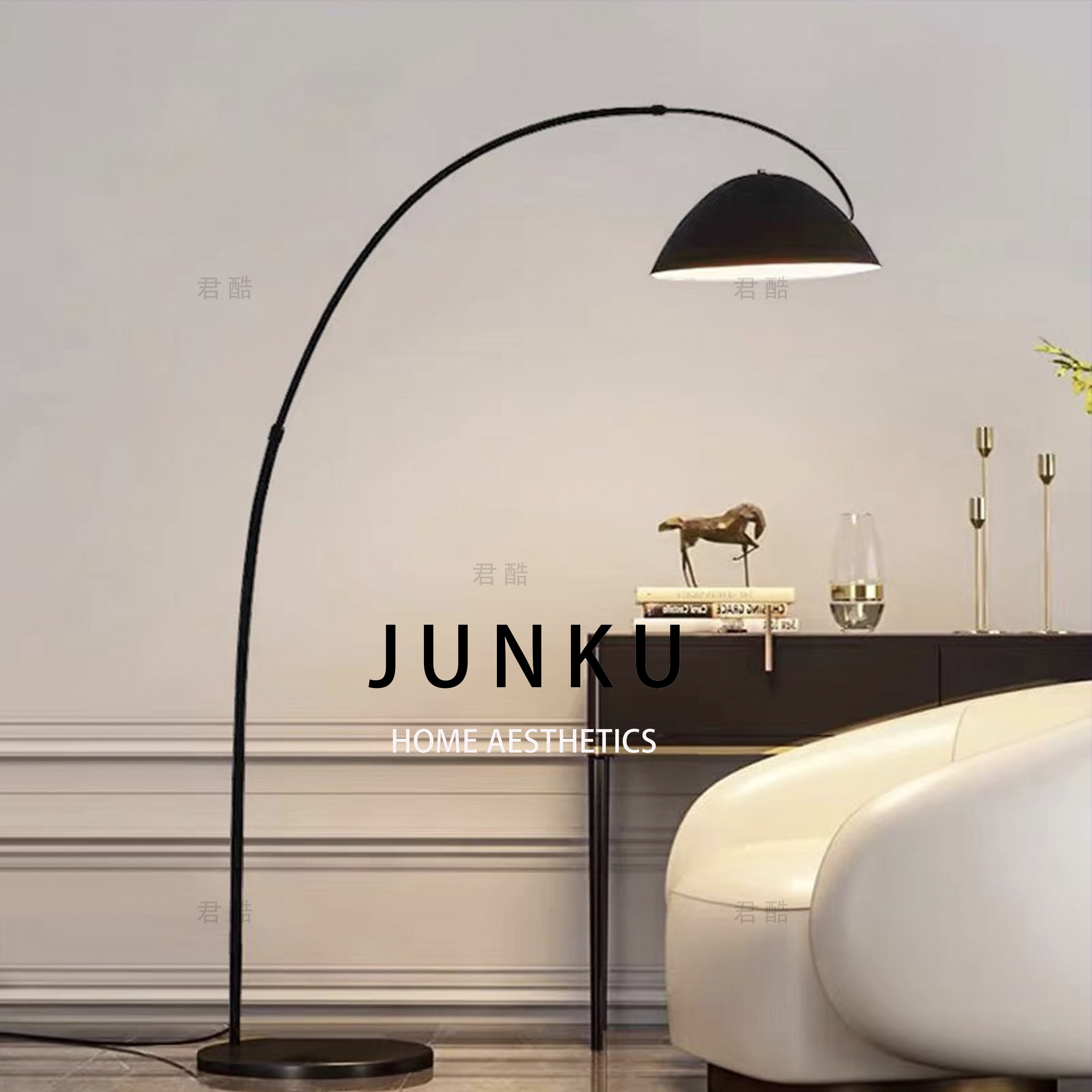 【君酷灯饰】钓鱼灯落地灯客厅沙发旁边北欧创意轻奢设计客厅落地灯