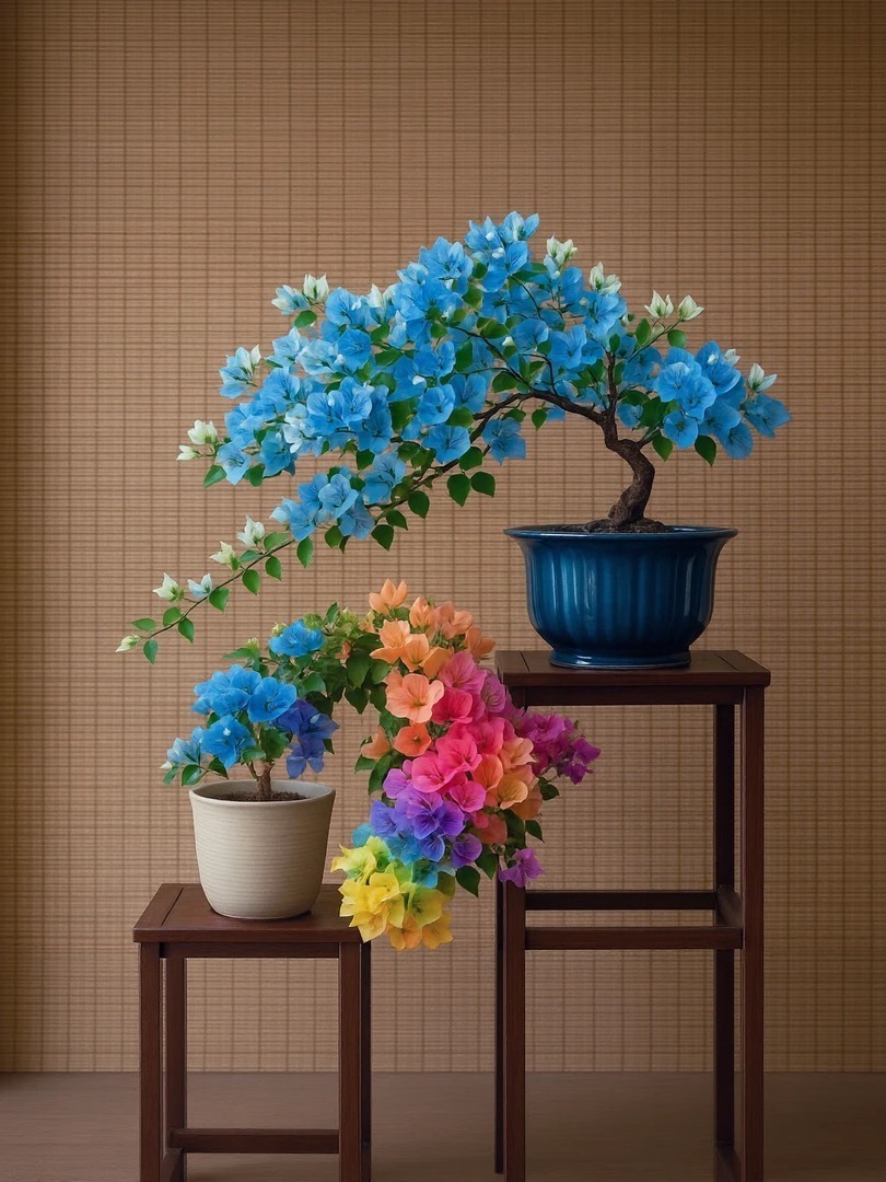 新品三角梅【幻彩星蓝】四季勤花好养庭院阳台可爬藤绿植花卉不带花
