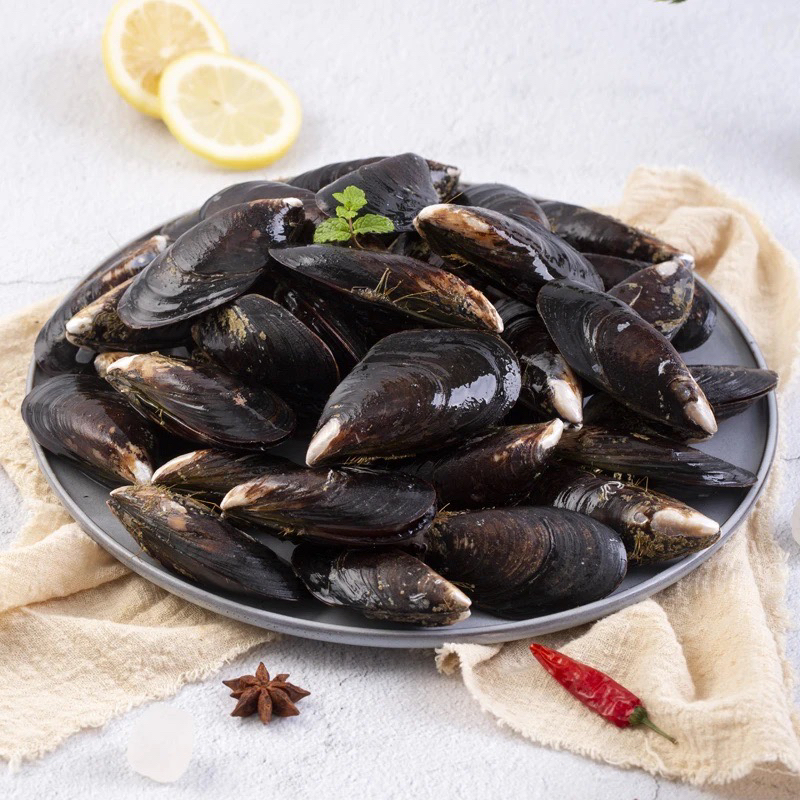 连云港发货肥美海鲜鲜活海虹贻贝淡菜3～10斤