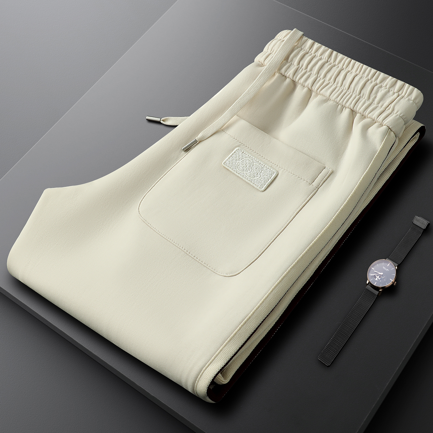 FIDONKICEN/费达基卡休闲卫裤男柔软舒适时尚潮牌直筒男士休闲裤