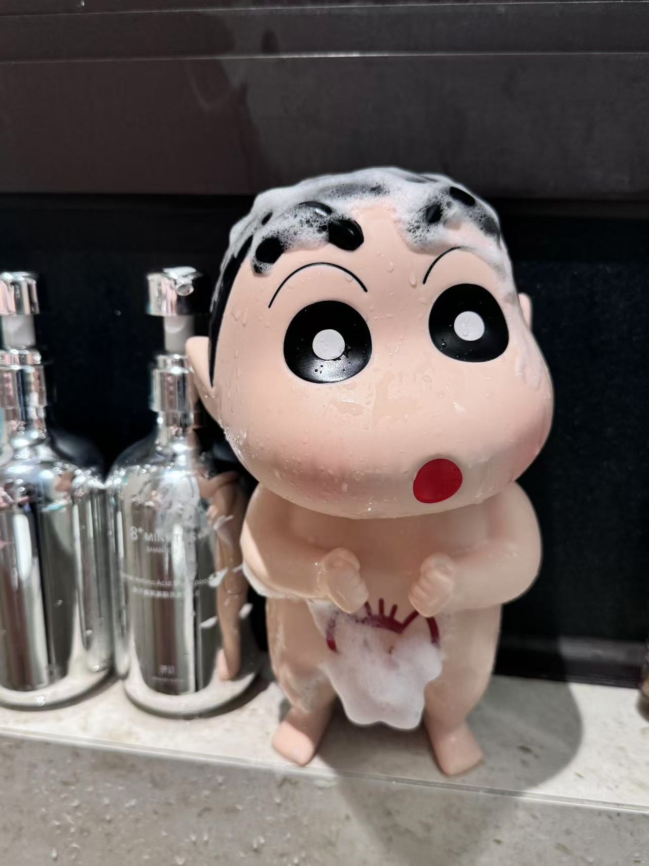 {高品质}26cm洗澡小新 大象小新 蜡笔小新摆件系列 带内裤配饰