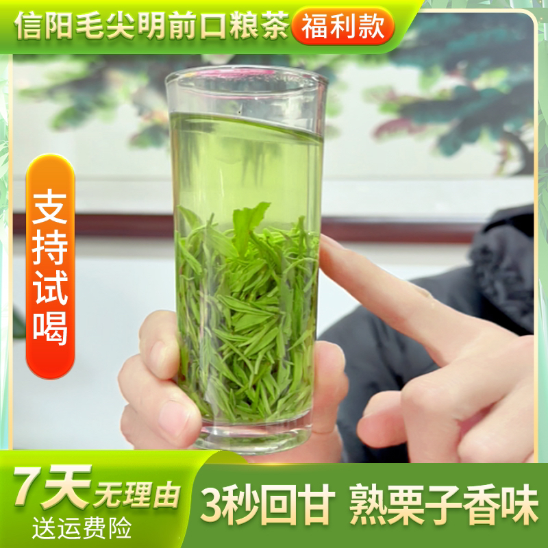 2025信阳毛尖绿茶口粮茶三秒回甘，鲜爽耐泡  双十一活动福利