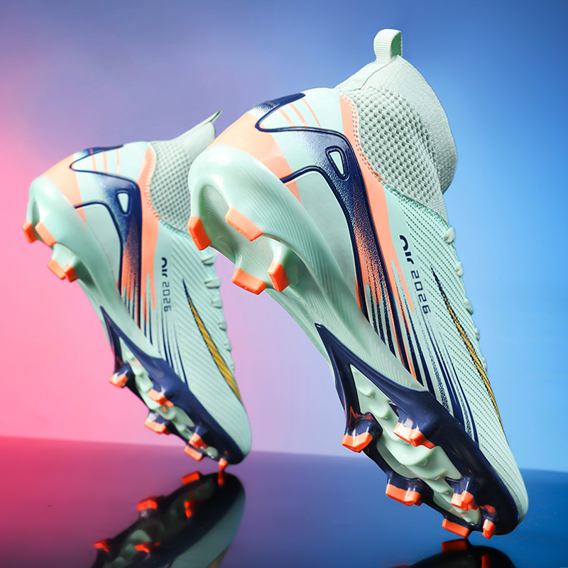 ABCJINDE小学生足球鞋男童秋季长钉防滑软底耐磨儿童训练运动潮鞋