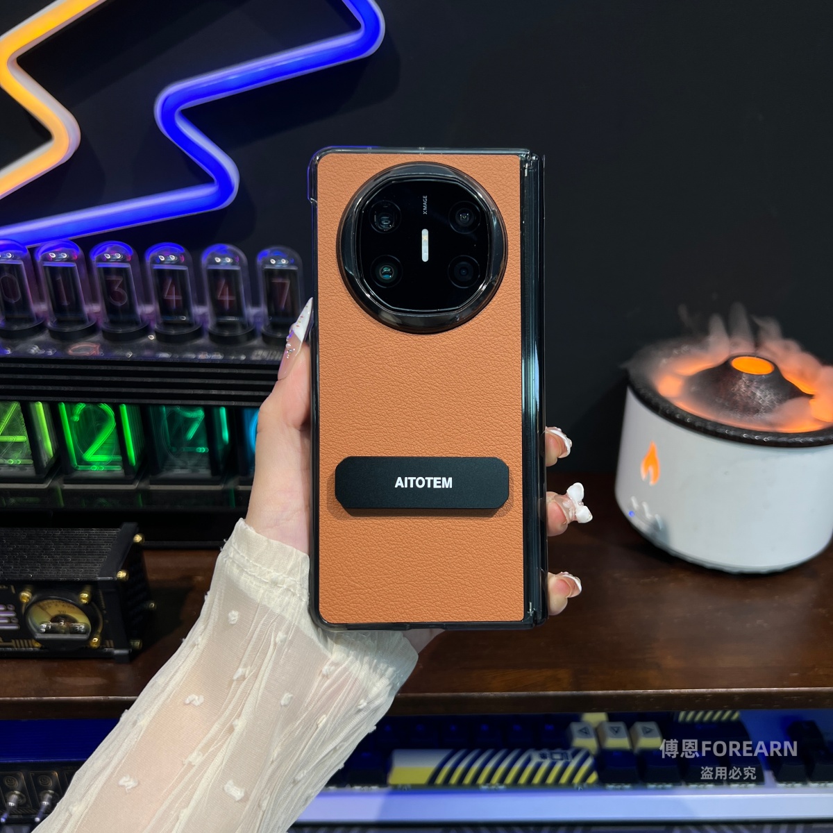 适用于华为matex6手机壳双中轴新款matex5保护套x3男x6女x5支架