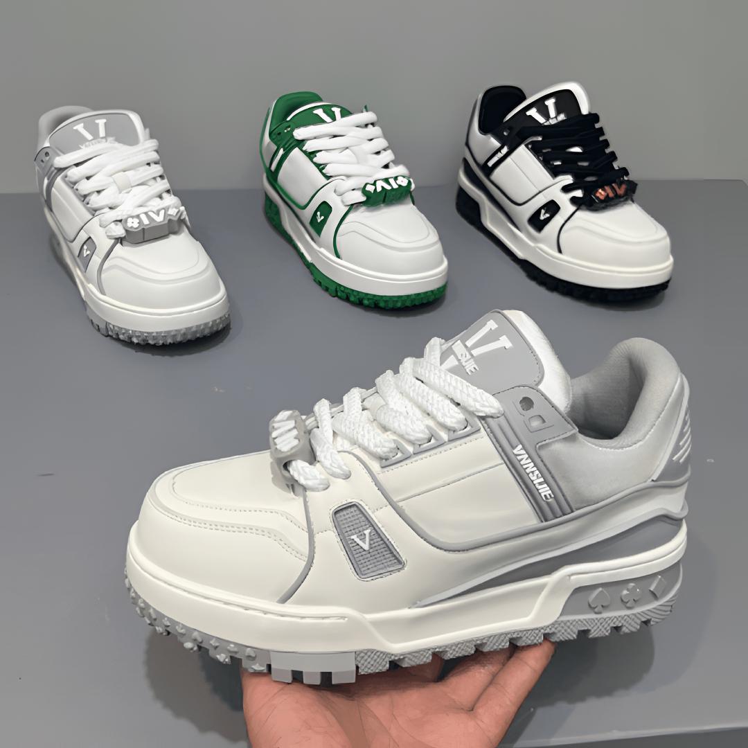 2025新款小胖丁冬季男鞋潮流高端百搭运动板鞋时尚厚底增高休闲鞋