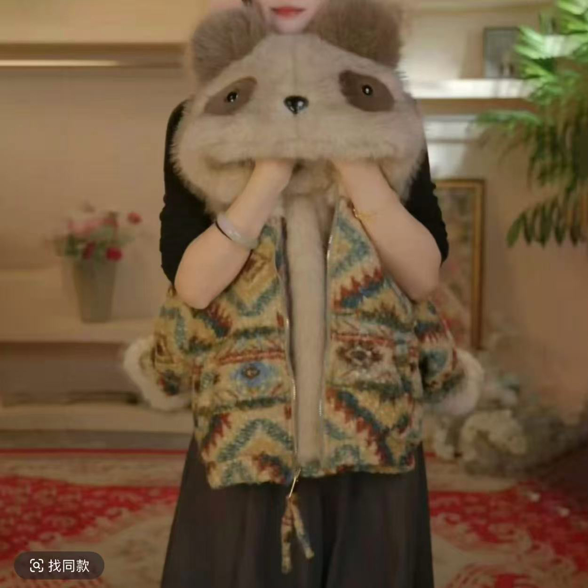 （彩虹熊）兄妹款2025新款冬款国风中大童洋气时尚加厚民族风外套