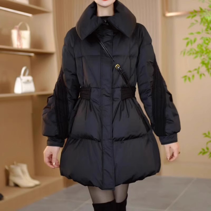 嘉兴平湖今年流行爆款羽绒服女2025新款冬季九江品牌时尚洋气外套