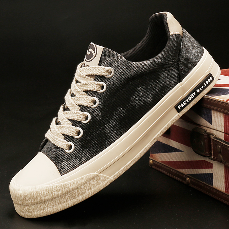 25850 男鞋透气开车鞋经典休闲鞋男士韩版潮鞋秋季新款时尚帆布鞋