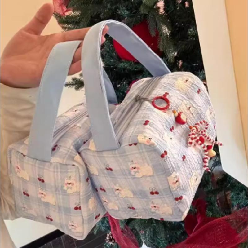 化妆收纳包大容量宿舍学生便携式立体洗漱旅行化妆手提包B1B1