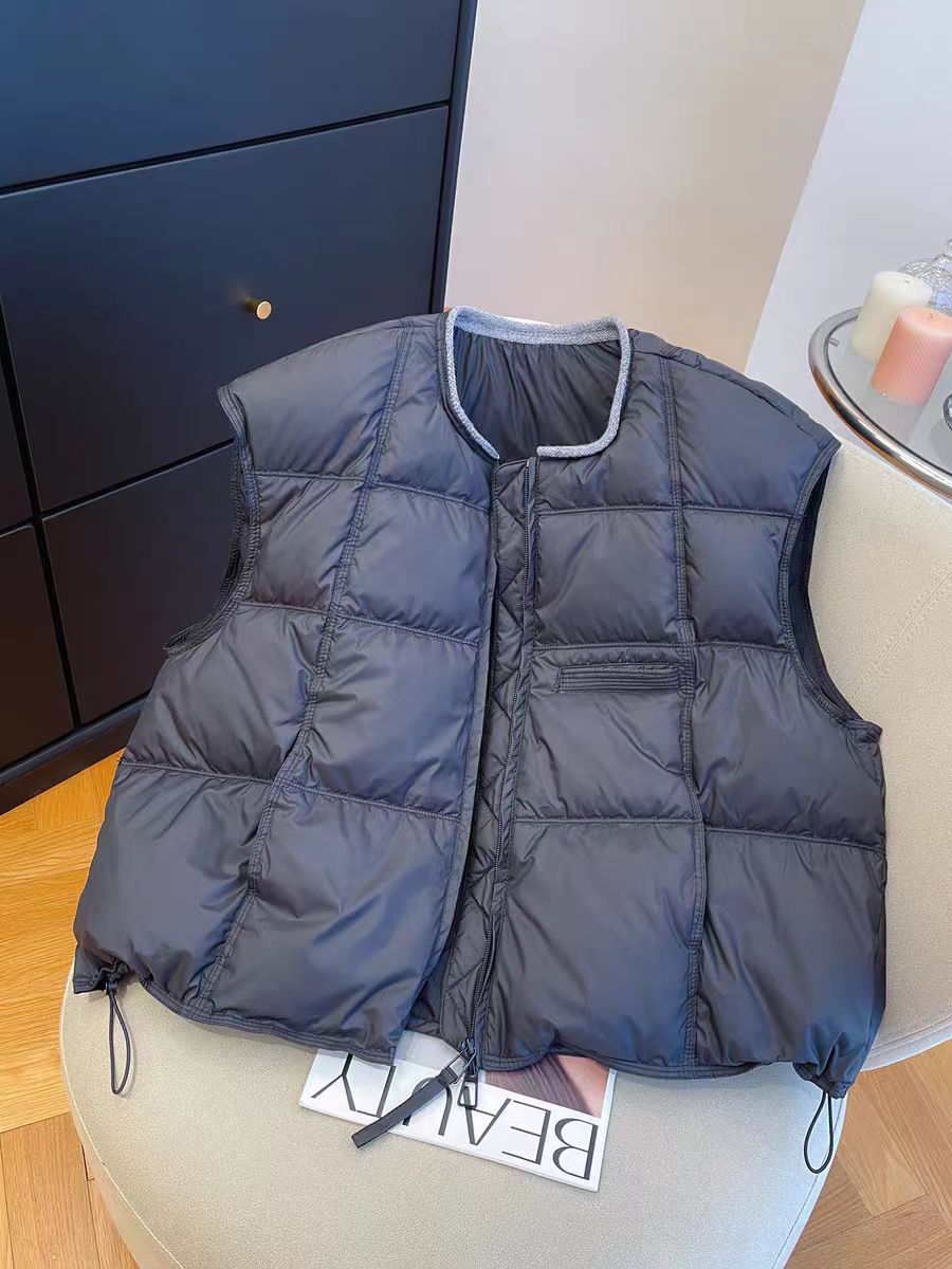 巨好看冬季羽绒马甲女短款2025宽松保暖百搭显瘦洋气坎肩外套马夹