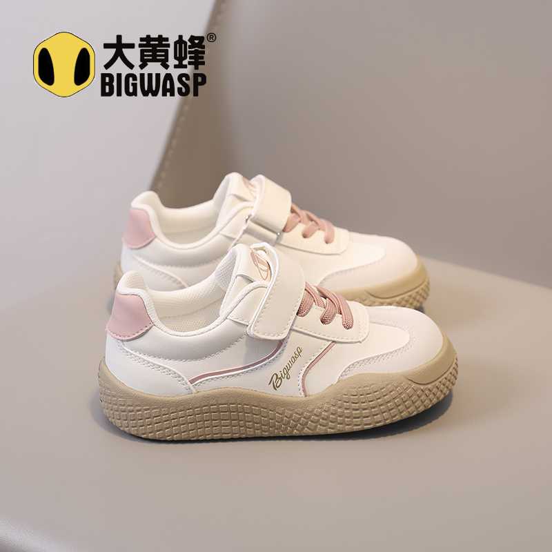 大黄蜂儿童板鞋女孩春秋季新款女童鞋子2025新款爆款运动休闲鞋潮