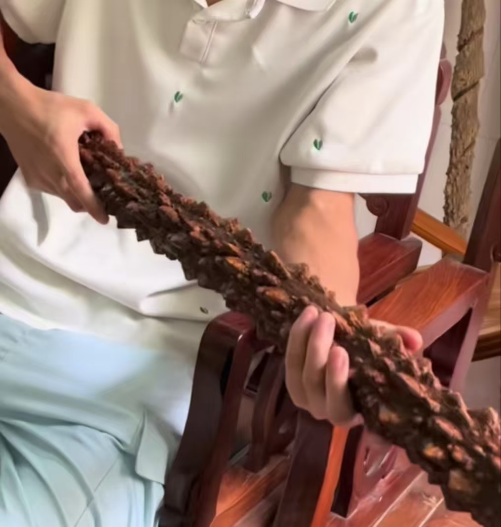 花椒木降龙木手把件健身棍防身棍车载棒棍武术棍文玩原木