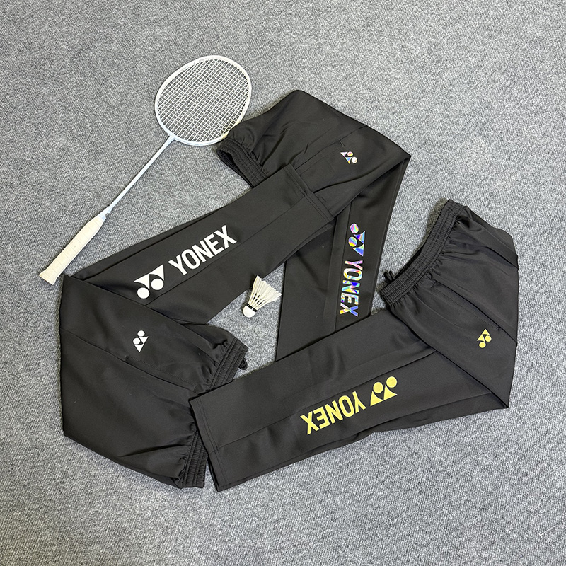 新品yy镭射羽毛球服长裤男女秋冬速干保暖透气训练比赛户外运动裤