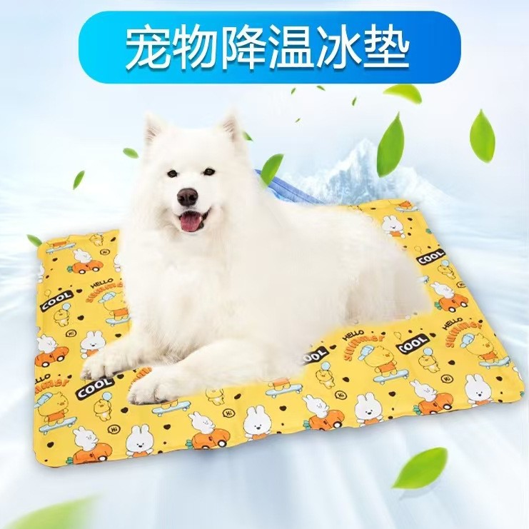 宠物冰垫卡通长方形睡垫夏季凉窝宠物冰垫狗猫通宠物冰窝降温垫子