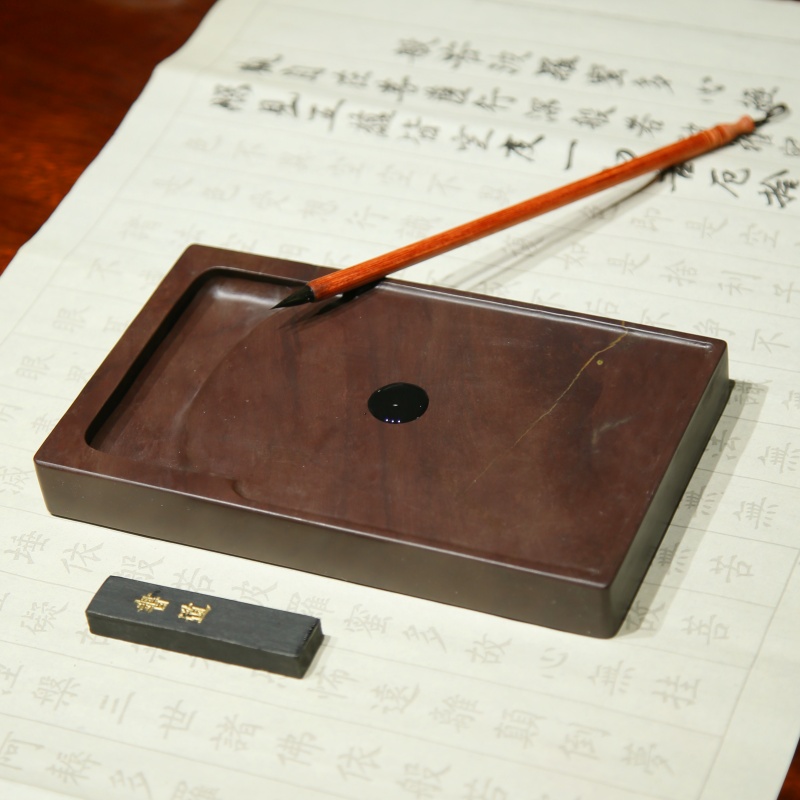 【德玉诚】门字素砚/中国名砚端砚老宋坑文房四宝书画书法专用砚台