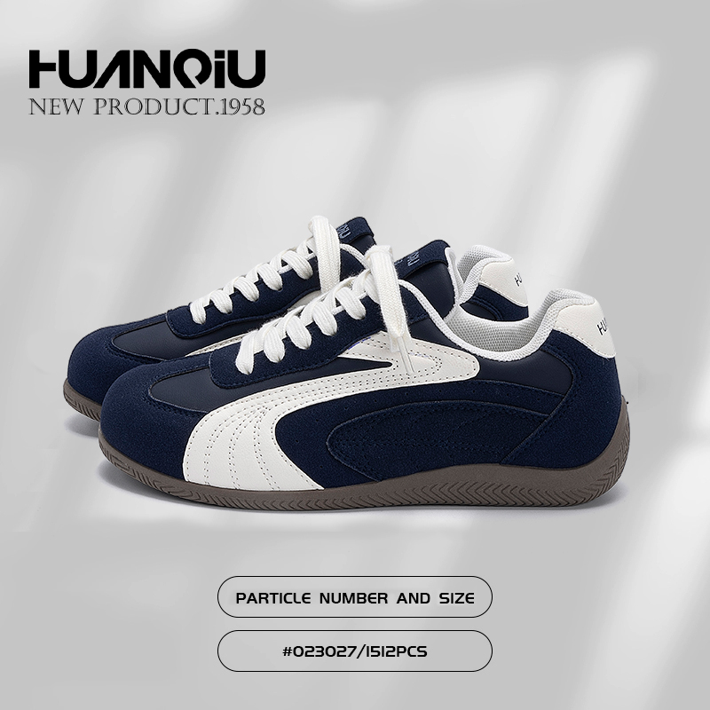 环球隐形内增高美式鞋子2025秋季新款德训鞋女轻便皮面百搭鞋子