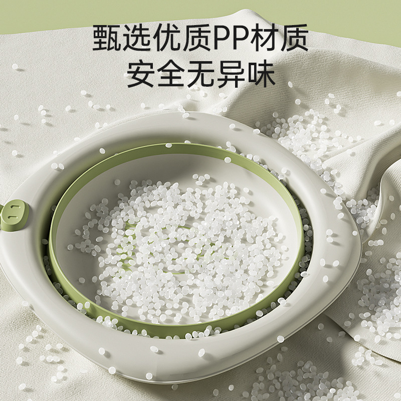 洗脸盆小盆子2儿童3脸盆婴儿屁屁新生三件套宝宝用品折叠个装