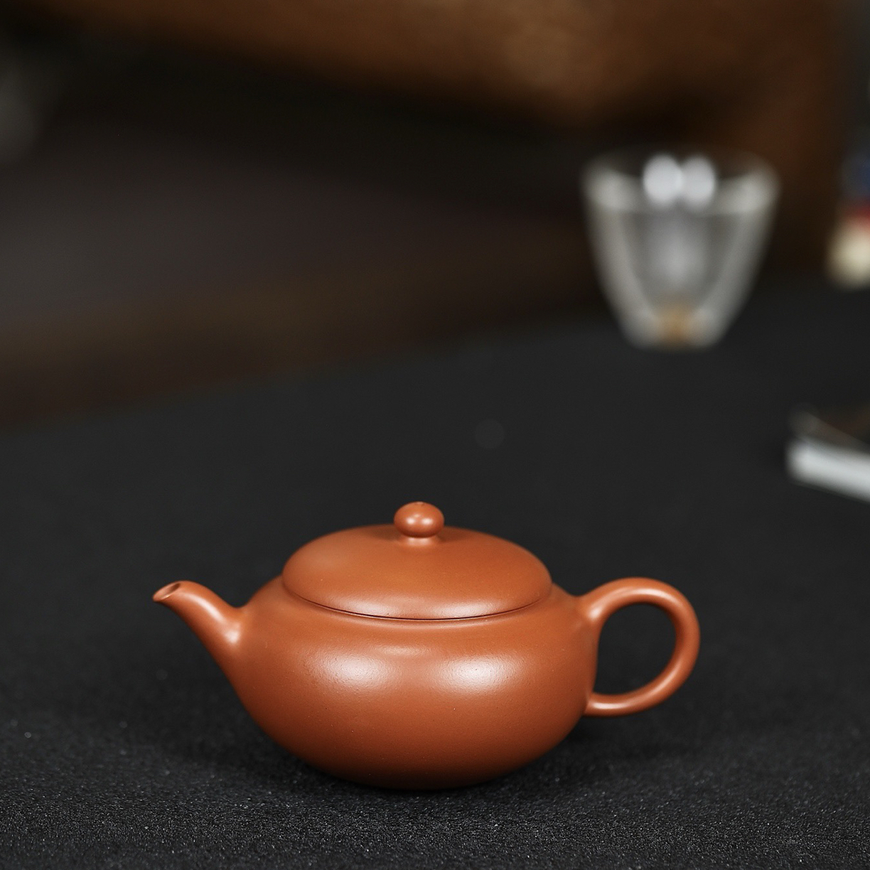 云珠·紫砂壶实用佳器 容量200cc/老朱砂