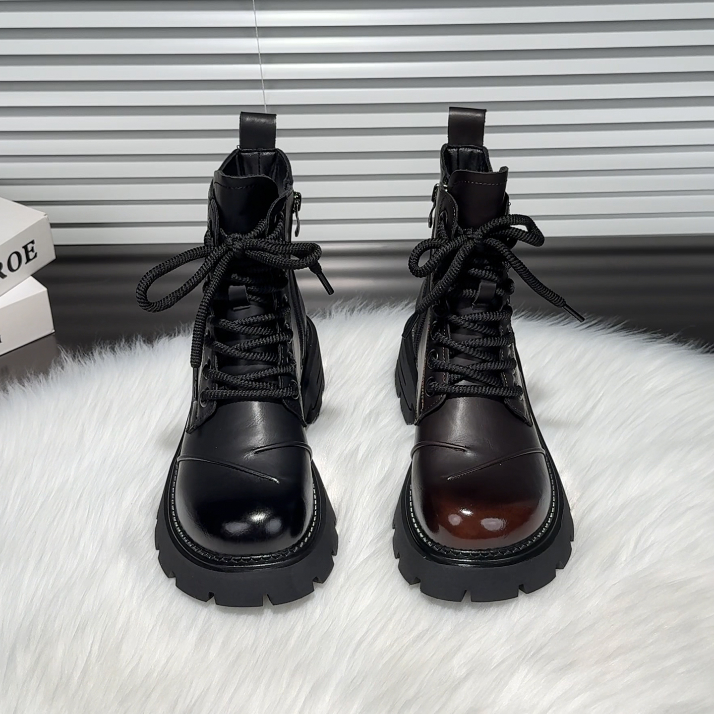 厚底增高马丁靴女2025秋冬季新款百搭加绒松糕底英伦风时尚短筒靴