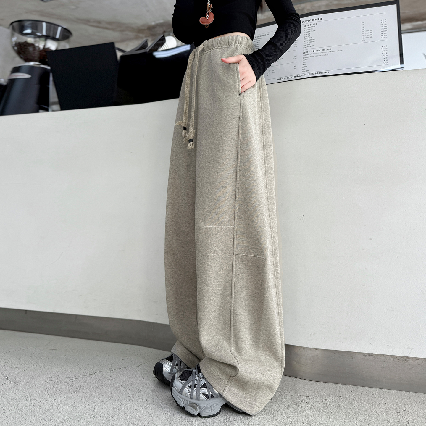 6-12岁女童裤子春秋2025新款儿童运动百搭休闲裤秋装中大童弯刀裤