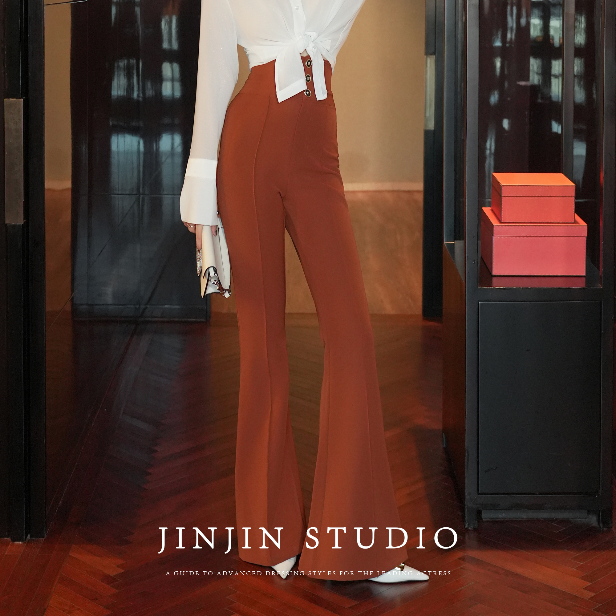 MD进进原创【逆天长腿】2025早秋高级时尚百搭气质减龄休闲显瘦裤子