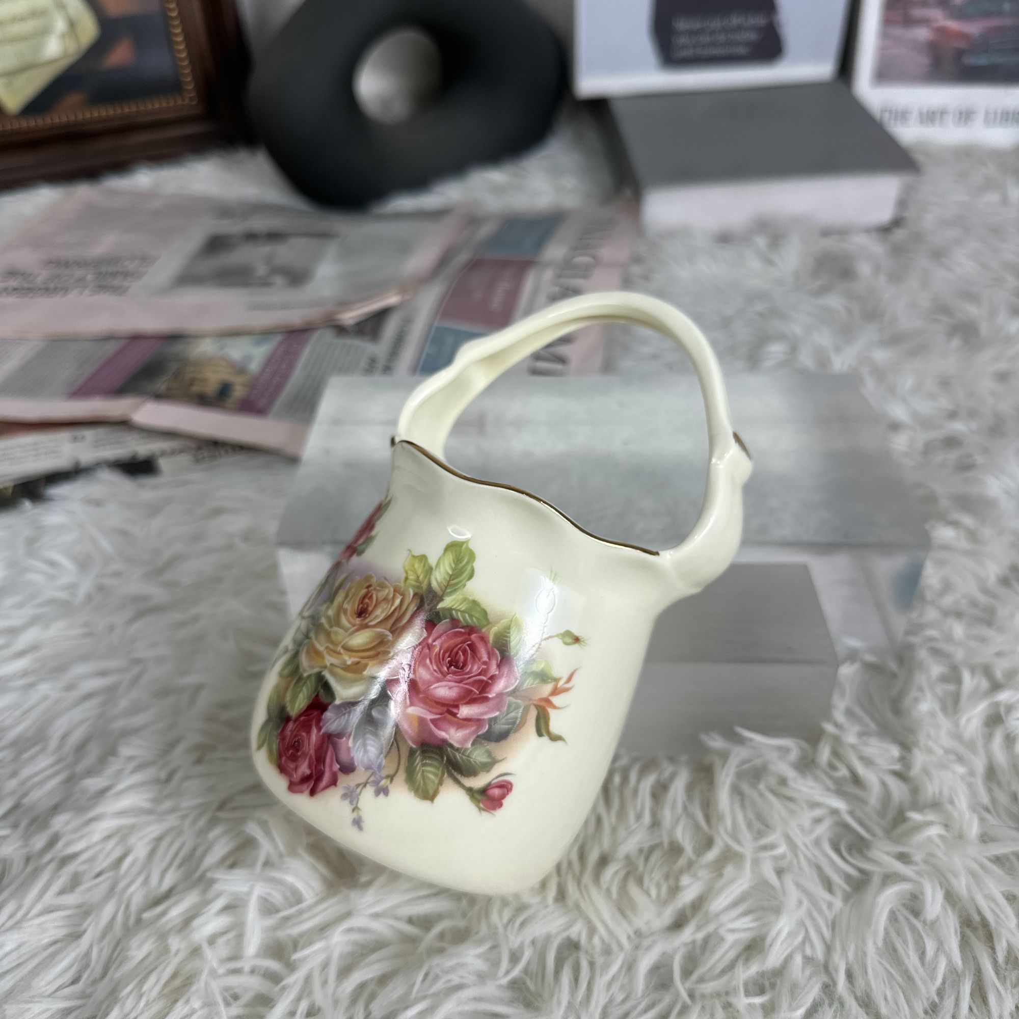 【玲珑专属】欧式老镇玫瑰小提篮