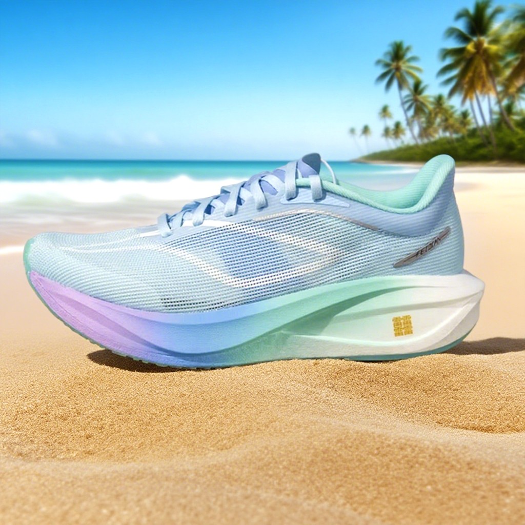 李宁联名WZEDSS飞电5C棉花糖全掌碳板跑步鞋中学生体考体测运动鞋