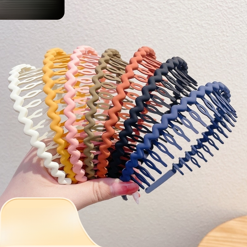 洗脸发箍女夏季秋冬防滑不掉敷面膜短发头箍女款压发灰色发夹发饰