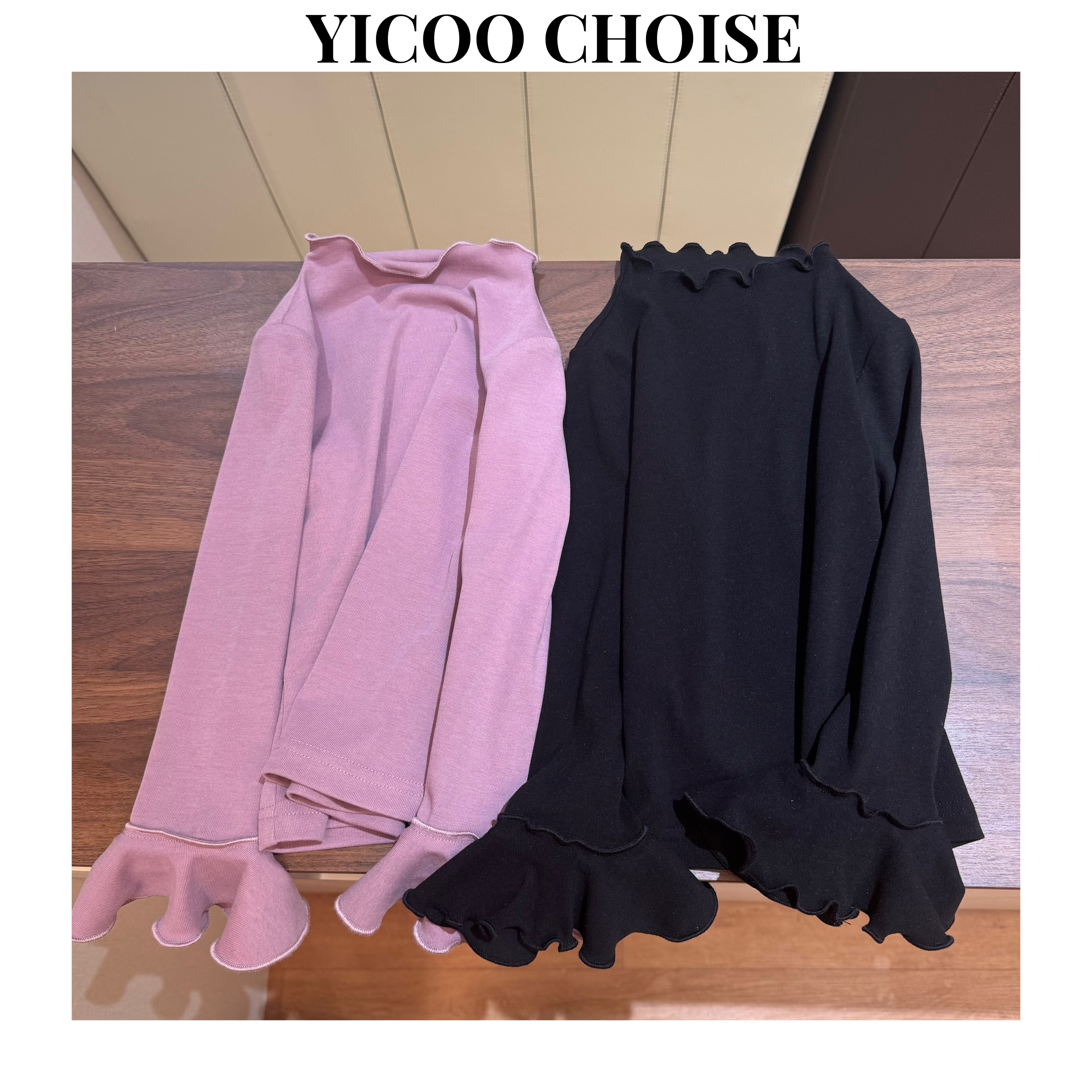 （在仓）YICOO【少女感】 小众亲子天丝定染打底衫YC257286时尚百搭