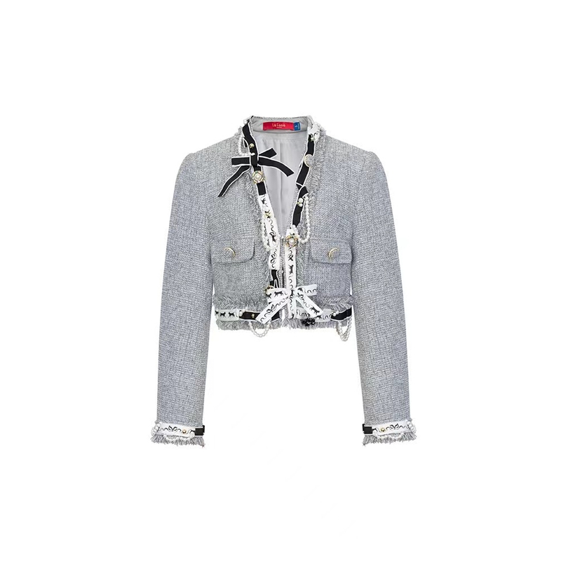 LeFame/拉飞姆LeFame/拉飞姆Lefame24春粗花呢外套LF24C21SC006