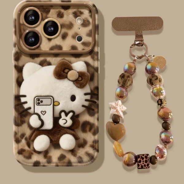 比耶KT猫适用苹果17华为vivo/oppo小米iPhone16PRO视窗镜子手机壳